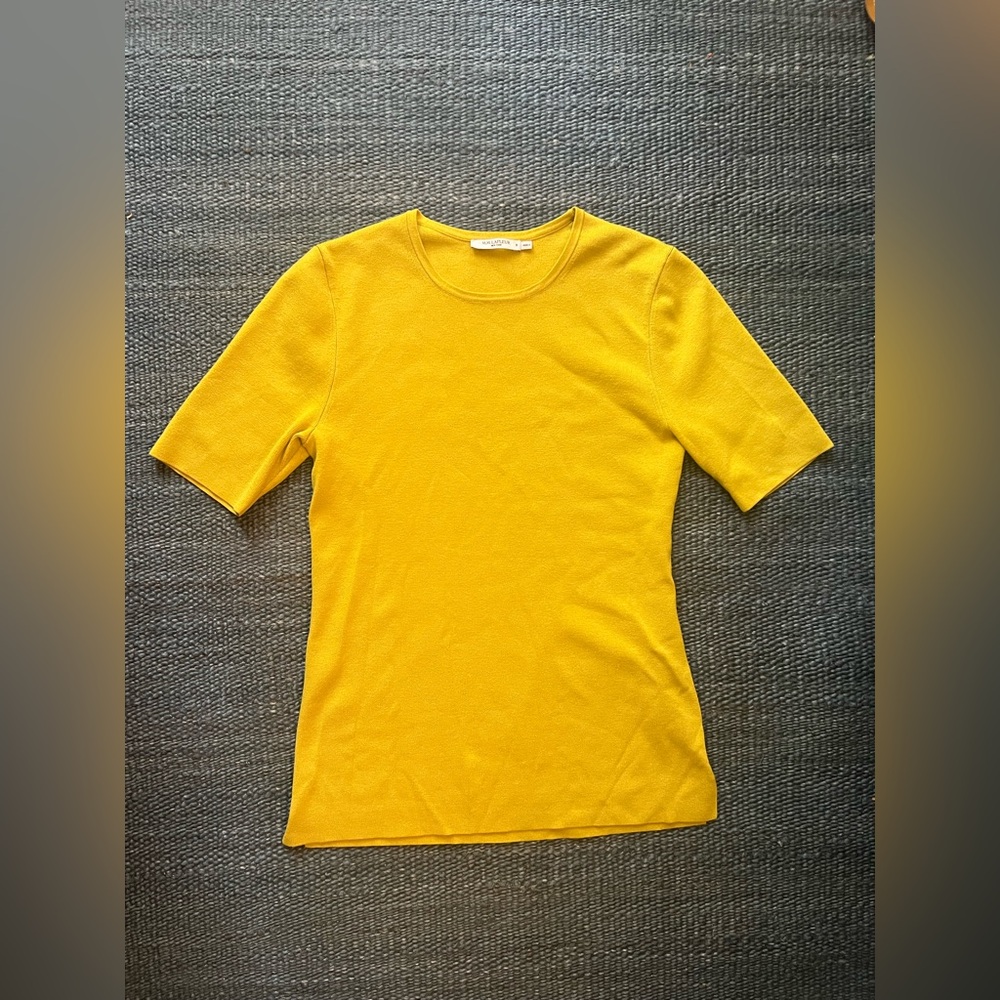 MM LaFleur Choe Top 365 Knit in Chartreuse